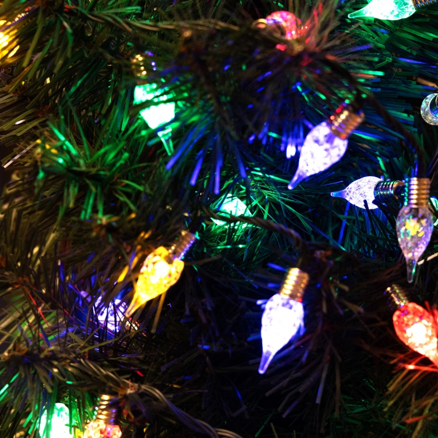 LED zewnętrzny łańcuch świetlny świąteczny LINE 200xLED 12,75 m IP44 wielokolorowy