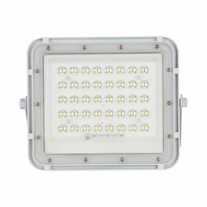 LED Zewnętrzny naświetlacz solarny LED/10W/3,2V IP65 4000K biały + pilot