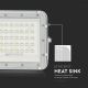 LED Zewnętrzny naświetlacz solarny LED/10W/3,2V IP65 4000K biały + pilot