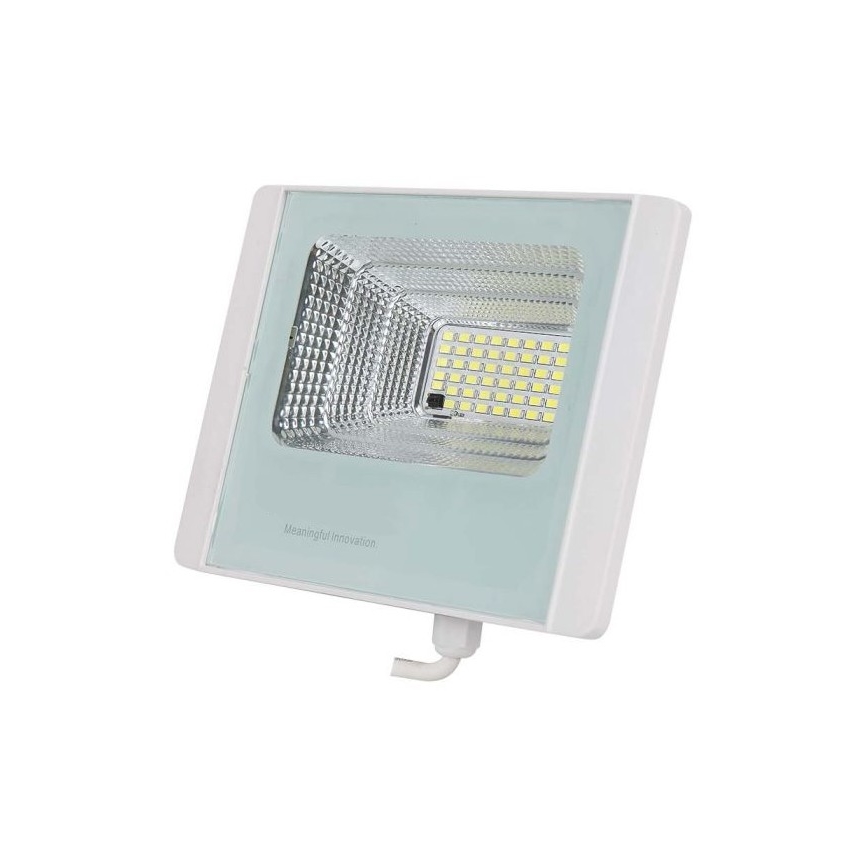 LED Zewnętrzny naświetlacz solarny LED/12W/3,2V IP65 4000K + pilot zdalnego sterowania