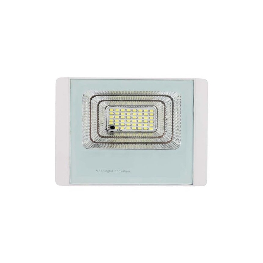 LED Zewnętrzny naświetlacz solarny LED/12W/3,2V IP65 4000K + pilot zdalnego sterowania