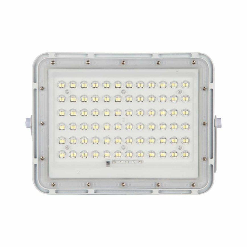 LED zewnętrzny ściemnialny solarny reflektor LED/15W/3,2V IP65 4000K 12000 mAh biały + zdalne sterowanie