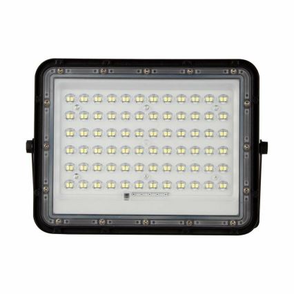 LED Zewnętrzny ściemnialny naświetlacz solarny LED/15W/3,2V IP65 4000K czarny + pilot zdalnego sterowania