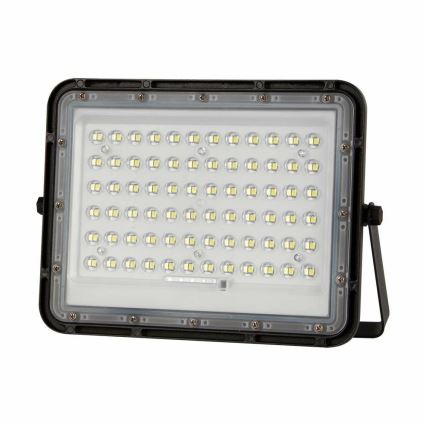 LED zewnętrzny ściemnialny solarny reflektor LED/15W/3,2V IP65 4000K 12000 mAh czarny + zdalne sterowanie