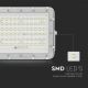 LED Zewnętrzny ściemnialny naświetlacz solarny LED/15W/3,2V IP65 6400K biały + pilot zdalnego sterowania
