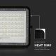 LED Zewnętrzny ściemnialny naświetlacz solarny LED/15W/3,2V IP65 6400K czarny + pilot zdalnego sterowania