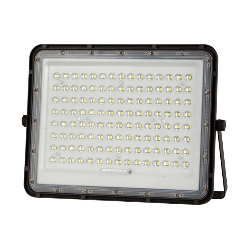 LED Zewnętrzny naświetlacz solarny LED/200W/3,2V 4000K czarny IP65 16000 mAh + zdalne sterowanie