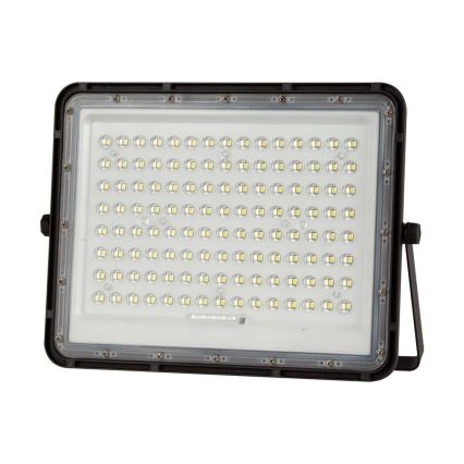 LED Zewnętrzny naświetlacz solarny LED/20W/3,2V 6400K czarny IP65 16000 mAh + zdalne sterowanie
