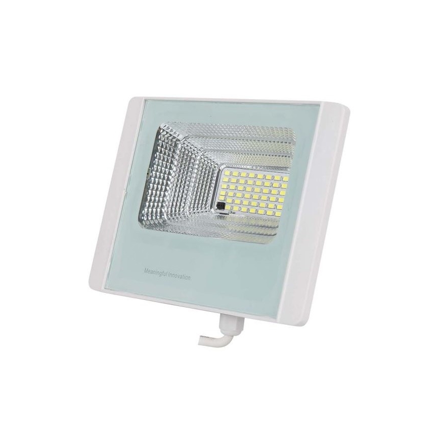 LED Zewnętrzny naświetlacz solarny LED/20W/3,2V IP65 4000K 20000 mAh + zdalne sterowanie