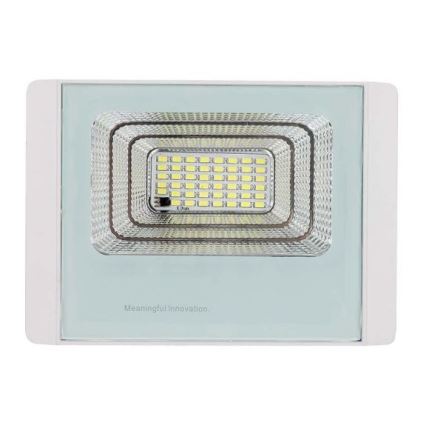 LED Zewnętrzny naświetlacz solarny LED/20W/3,2V IP65 4000K 20000 mAh + zdalne sterowanie