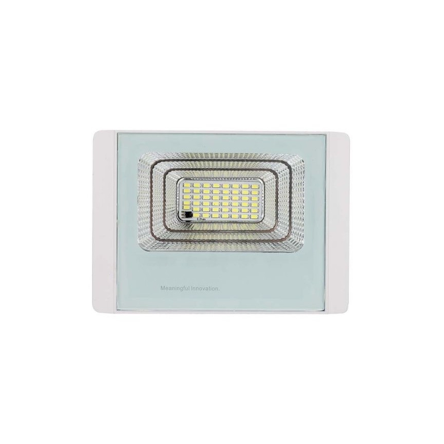 LED Zewnętrzny naświetlacz solarny LED/20W/3,2V IP65 4000K 20000 mAh + zdalne sterowanie