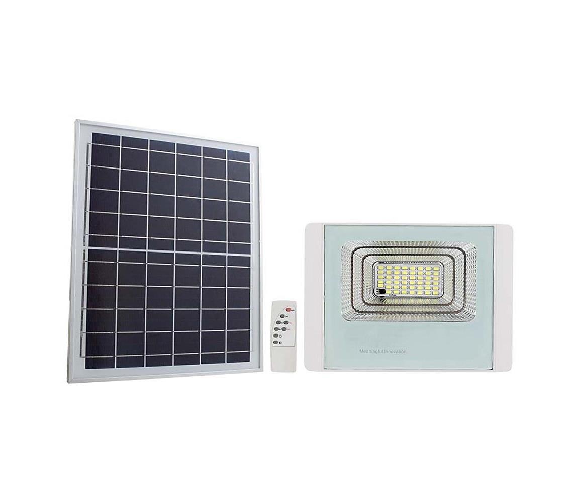LED Zewnętrzny naświetlacz solarny LED/20W/3,2V IP65 6400K + pilot