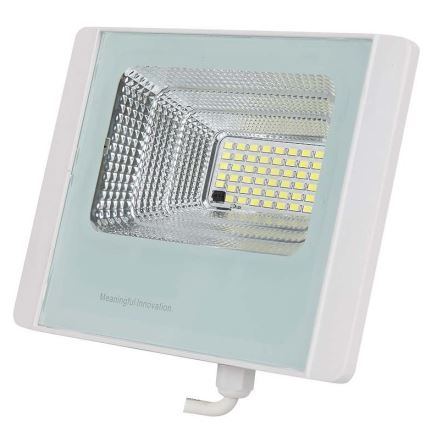 LED Zewnętrzny naświetlacz solarny LED/20W/3,2V IP65 6400K + pilot zdalnego sterowania