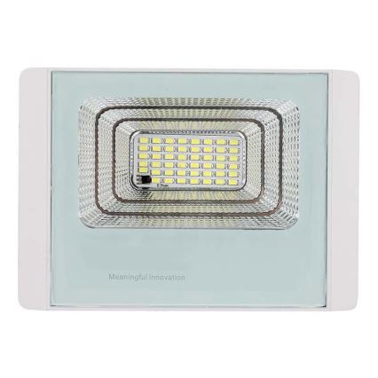 LED Zewnętrzny naświetlacz solarny LED/20W/3,2V IP65 6400K 20000 mAh + zdalne sterowanie