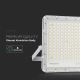 LED Zewnętrzny naświetlacz solarny LED/30W/3,2V 4000K biała + IP65 + Pilot zdalnego sterowania