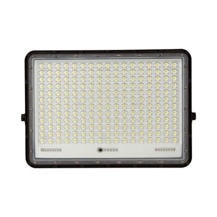 LED Zewnętrzny naświetlacz solarny LED/30W/3,2V 4000K czarny IP65 20000 mAh + zdalne sterowanie
