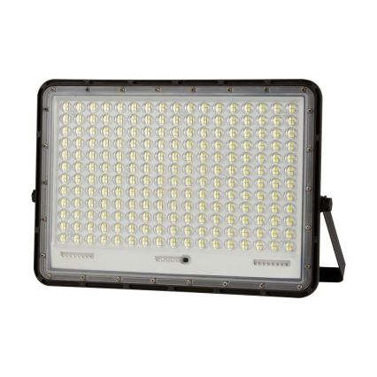 LED Zewnętrzny naświetlacz solarny LED/30W/3,2V 4000K czarny IP65 20000 mAh + zdalne sterowanie