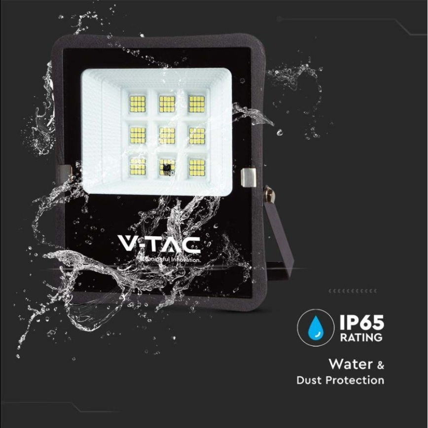 LED Zewnętrzny naświetlacz solarny LED/6W/3,2V 6400K IP65 4000 mAh + zdalne sterowanie