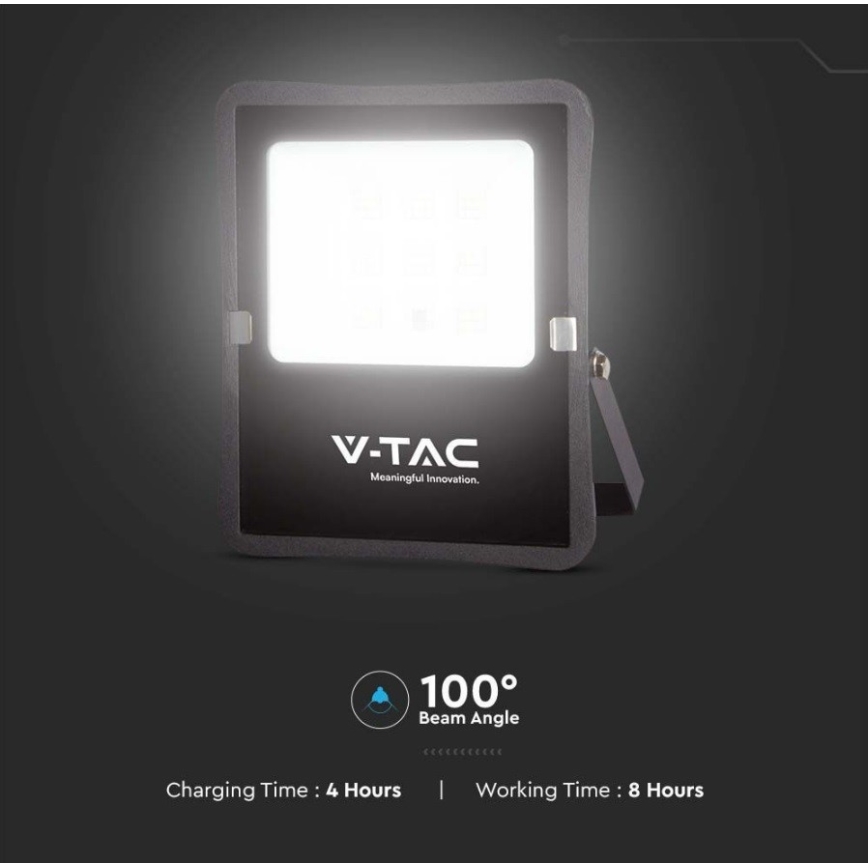 LED Zewnętrzny naświetlacz solarny LED/6W/3,2V 6400K IP65 4000 mAh + zdalne sterowanie