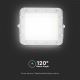 LED Zewnętrzny ściemnialny naświetlacz solarny LED/6W/3,2V IP65 4000K biały + pilot zdalnego sterowania