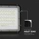 LED Zewnętrzny ściemnialny naświetlacz solarny LED/6W/3,2V IP65 4000K czarny + pilot zdalnego sterowania