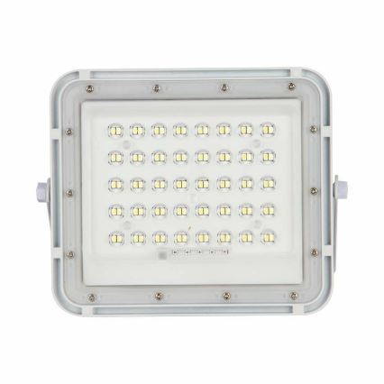 LED zewnętrzny ściemnialny solarny reflektor LED/6W/3,2V IP65 6400K 5000 mAh biały + zdalne sterowanie