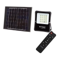 LED Zewnętrzny reflektor solarny LED/20W/3,2V 6400K IP65 15000 mAh + pilot zdalnego sterowania