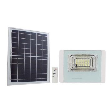 LED Zewnętrzny reflektor solarny LED/20W/3,2V IP65 4000K 20000 mAh + pilot zdalnego sterowania