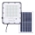 LED zewnętrzny ściemnialny solarny reflektor LED/100W/3,2V 4500K IP65 czarny + zdalne sterowanie
