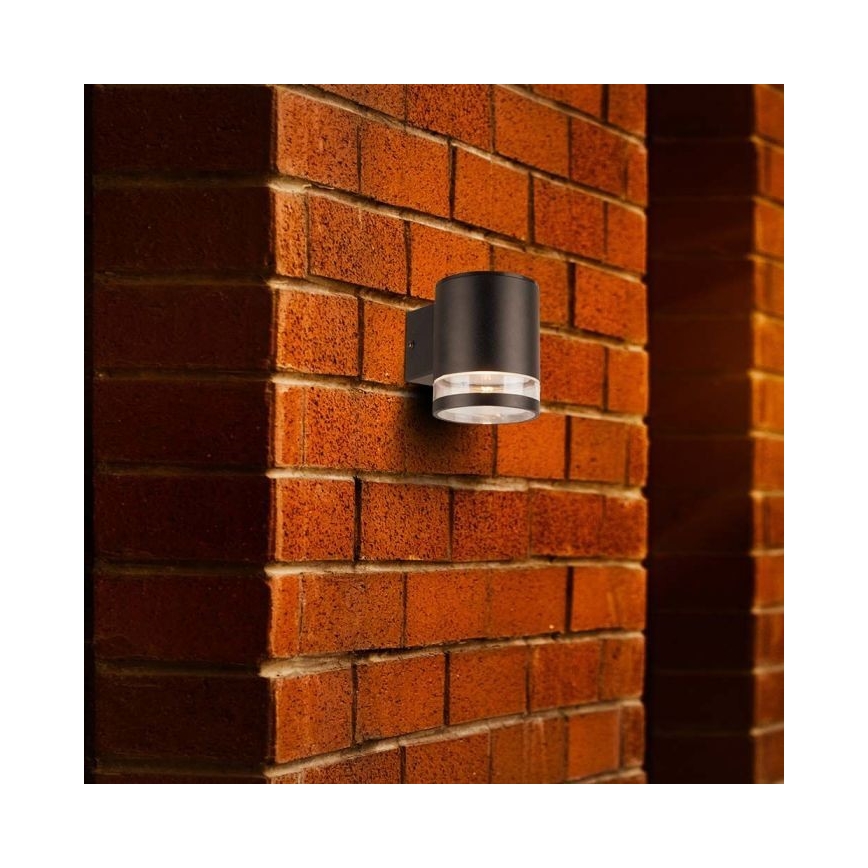 LED Zewnętrzny solarny kinkiet LED/1W/3,7V 3000K IP54 czarny