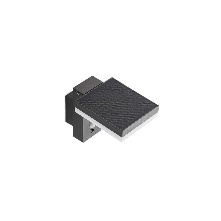 LED zewnętrzny solarny Kinkiet z czujnikiem LED/5,5W/3,7V 3000K IP54 2200 mAh