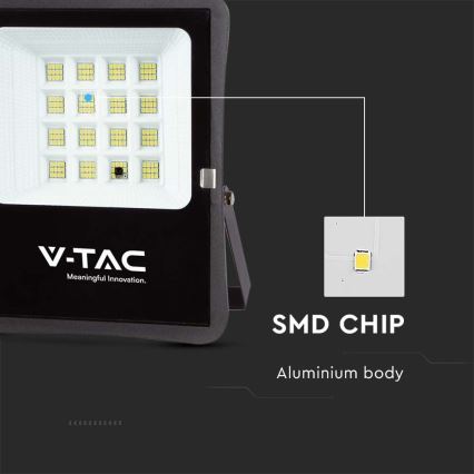 LED Zewnętrzny solarny reflektor LED/12W/3,2V 6400K IP65 10000 mAh + pilot zdalnego sterowania
