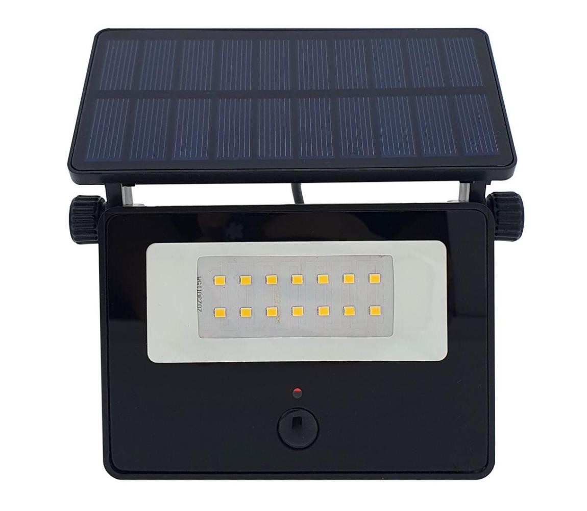 LED Zewnętrzny solarny reflektor z czujnikiem LED/5W/3,7V 4200K IP44