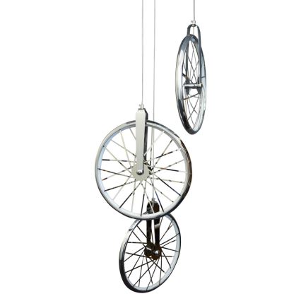 LED Żyrandol BICYKL 3xLED/11W/230V chrom błyszczący