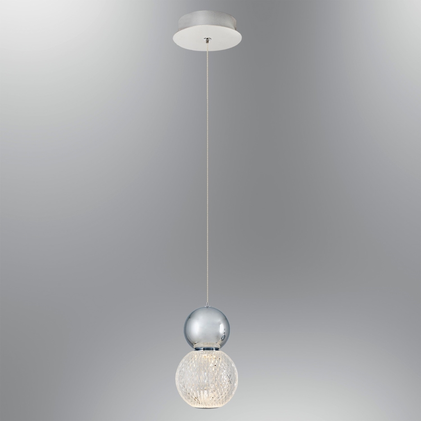 LED Żyrandol CREMONA LED/5W/230V 3000K matowe chrom