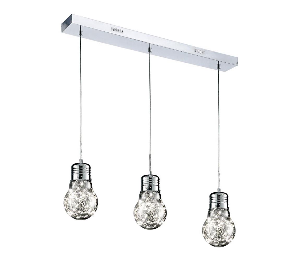 LED Żyrandol na drucie BULB 3xLED/5W/230V