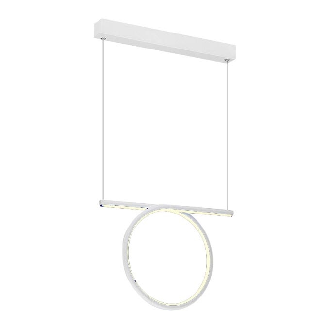 LED Żyrandol na drucie LOOP LED/20W/230V biały