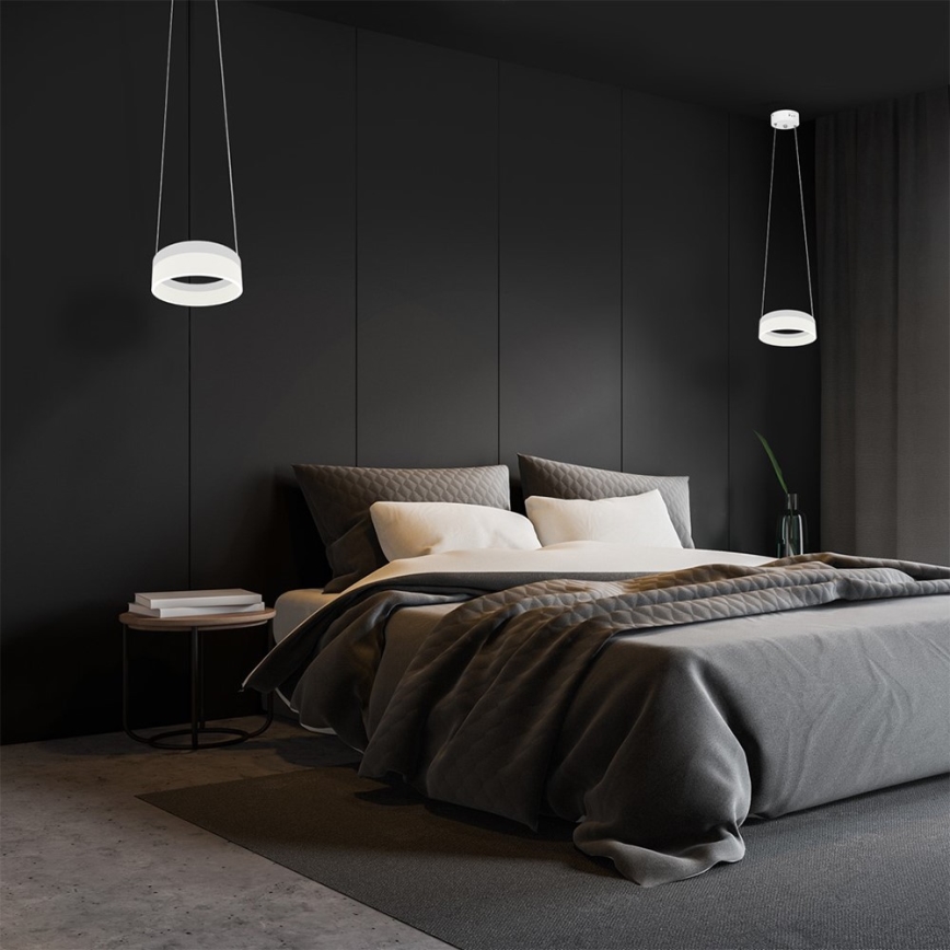 LED Żyrandol na drucie RING LED/12W/230V