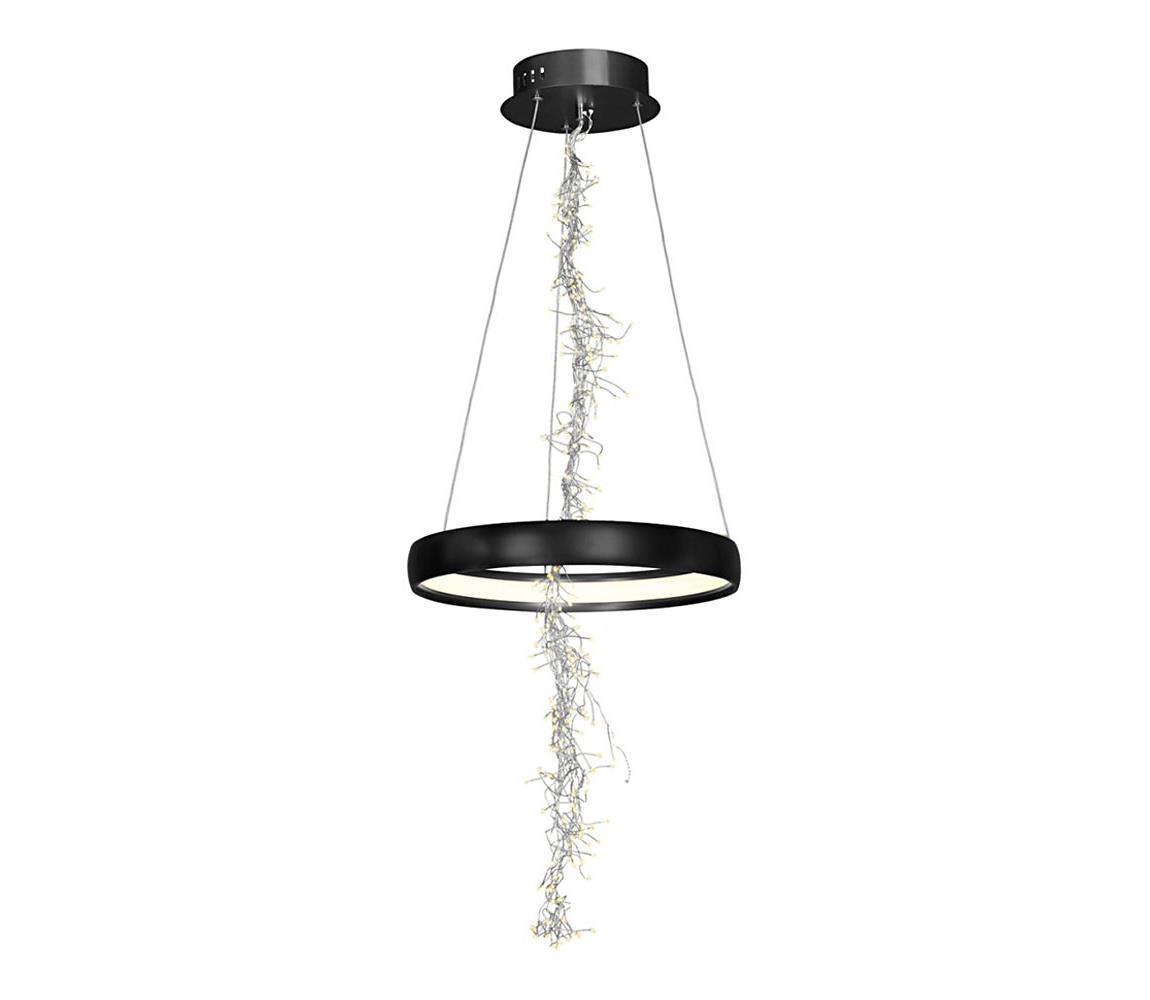 LED Żyrandol na drucie SPARK LED/35W/230V czarny