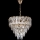 LED Żyrandol na łańcuchu 7xE27/60W/230V + 4xLED/6W śr. 40 cm złoty
