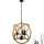 LED Żyrandol na łańcuchu ROPE GLOBO 3xE14/4,3W/230V