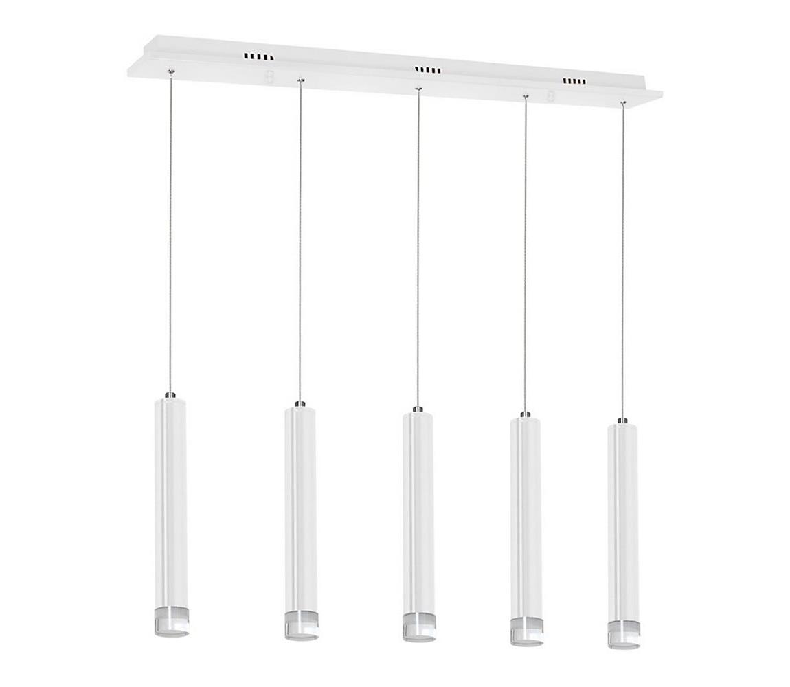 LED Żyrandol na lince ALBA 5xLED/25W/230V biały