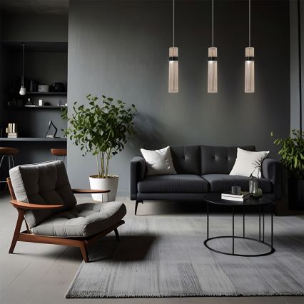 LED żyrandol na lince AMBIENTE LED/6W/230V 3000/4000/6000K czarny