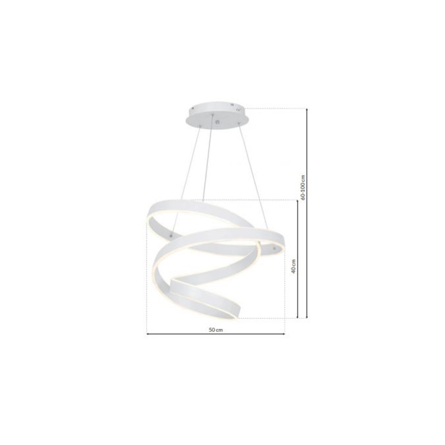 LED Żyrandol na lince ANDROMEDA LED/45W/230V