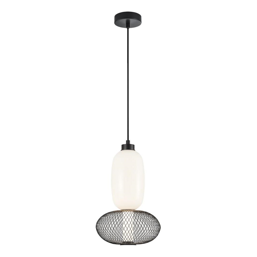 LED Żyrandol na lince ARAME LED/15W/230V śr. 22 cm czarny