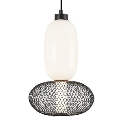 LED Żyrandol na lince ARAME LED/15W/230V śr. 22 cm czarny