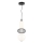 LED Żyrandol na lince ARAME LED/23W/230V śr. 22 cm czarny