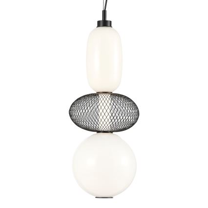 LED Żyrandol na lince ARAME LED/23W/230V śr. 22 cm czarny