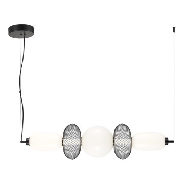 LED Żyrandol na lince ARAME LED/32W/230V czarny