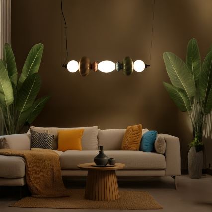 LED Żyrandol na lince ASCOLI LED/24W/230V kolorowy